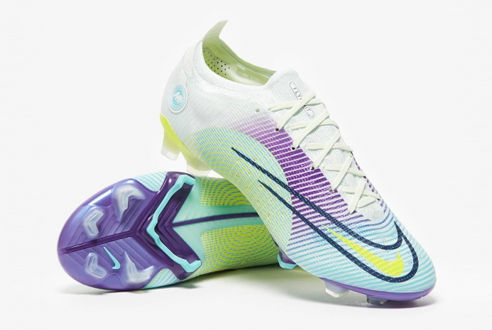 NIKE MERCURIAL VAPOR 14 ELITE MDS FG (MINT/VOLT/PURPLE)