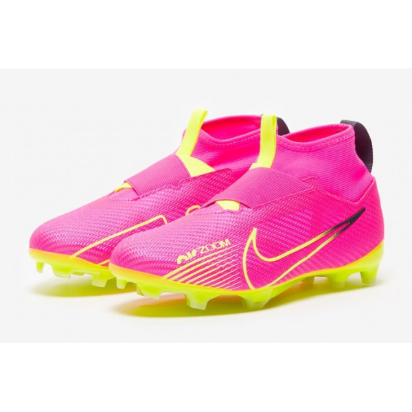 Детские футбольные бутсы Nike Air Zoom Mercurial Superfly 9 Pro FG Junior DJ5606-605