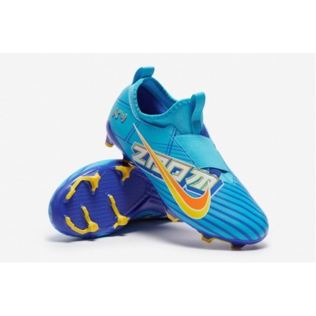 Детские футбольные бутсы Nike Air Zoom Mercurial Vapor 15 Academy x Mbappe MG Junior DV0735-400
