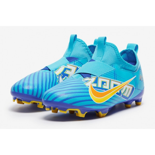 Детские футбольные бутсы Nike Air Zoom Mercurial Vapor 15 Academy x Mbappe MG Junior DV0735-400