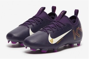 Детские футбольные бутсы Nike Air Zoom Mercurial Vapor 16 Academy x Mbappe MG Junior FQ8394-500