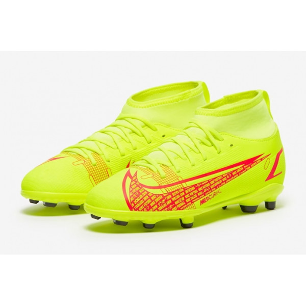Детские футбольные бутсы Nike Mercurial Superfly 8 Club MG Junior CV0790-760