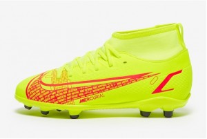 Детские футбольные бутсы Nike Mercurial Superfly 8 Club MG Junior CV0790-760