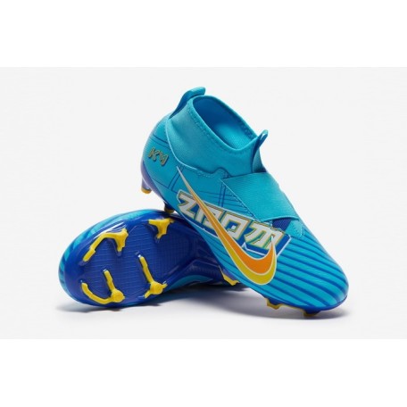 Детские футбольные бутсы Nike Air Zoom Mercurial Superfly 9 Academy x Mbappe MG Junior DO9790-400