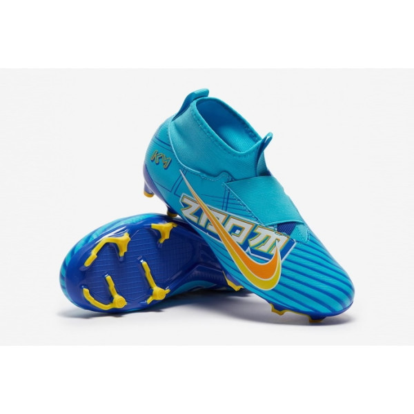 Детские футбольные бутсы Nike Air Zoom Mercurial Superfly 9 Academy x Mbappe MG Junior DO9790-400