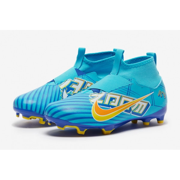 Детские футбольные бутсы Nike Air Zoom Mercurial Superfly 9 Academy x Mbappe MG Junior DO9790-400