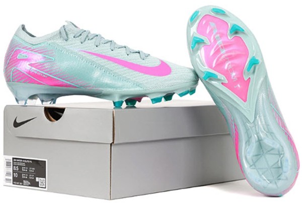 【ほぼ新品】NIKE ZM MERCURIALVAPOR16ELITE AG灰 Футбольные бутсы Nike Air Zoom Mercurial Vapor 16 Elite FG FQ1457