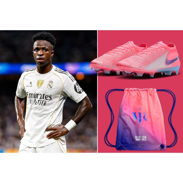 Футбольные бутсы Nike Air Zoom Mercurial Vapor 16 Elite x Vini JR FG IM3643-640
