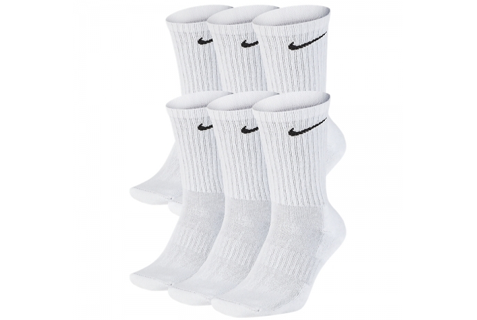 Носки Nike Everyday Cotton Cushioned Crew 6PPK SX7666-100