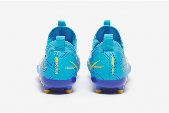 Детские футбольные бутсы Nike Air Zoom Mercurial Vapor 15 Academy x Mbappe MG Junior DV0735-400