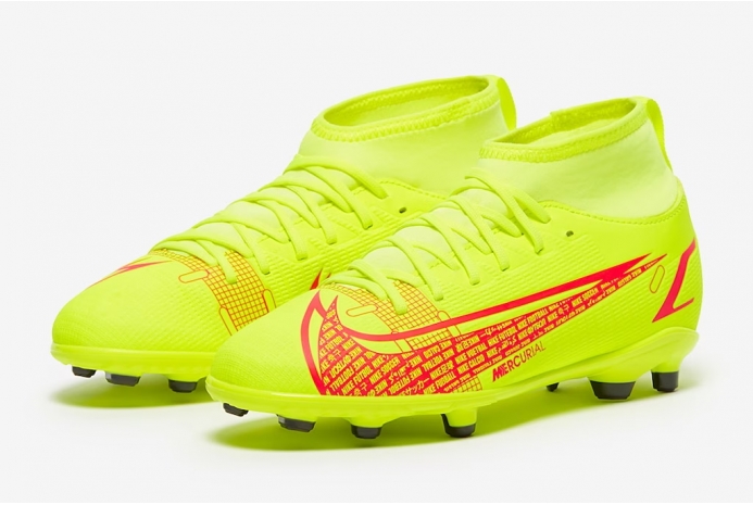 Детские футбольные бутсы Nike Mercurial Superfly 8 Club MG Junior CV0790-760