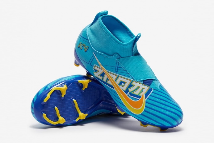 Детские футбольные бутсы Nike Air Zoom Mercurial Superfly 9 Academy x Mbappe MG Junior DO9790-400