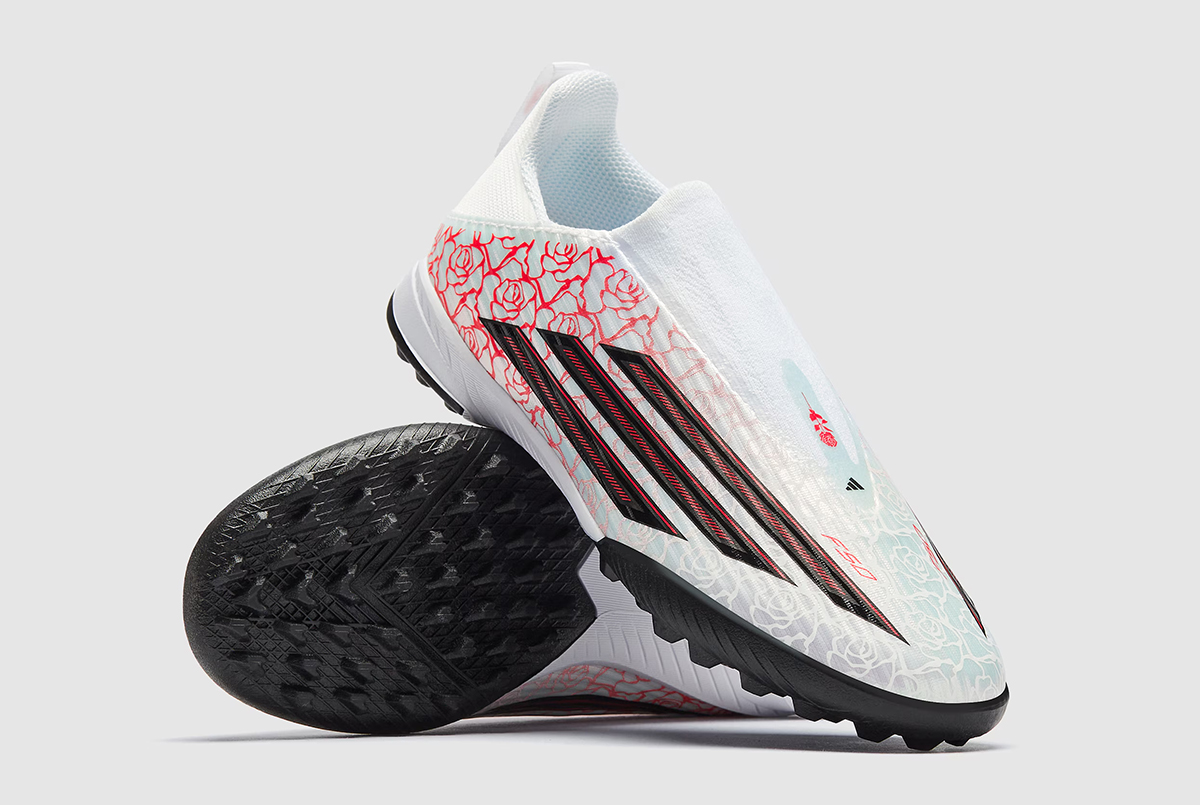 Детские сороконожки Adidas F50 League Laceless x Lamine Yamal TF Junior KJ3779