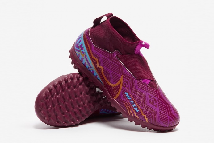 Детские сороконожки Nike Air Zoom Mercurial Superfly 9 Academy Mbappe TF Junior DO9794-694