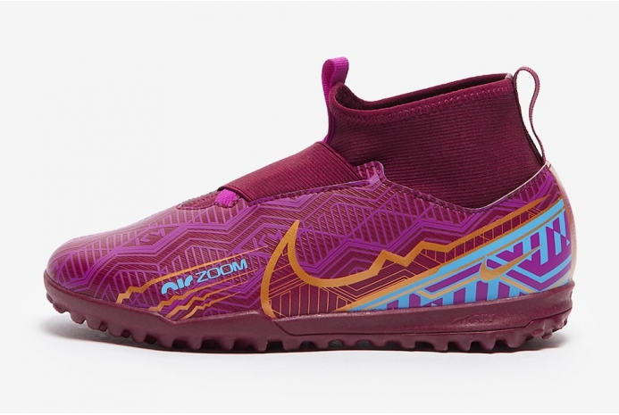 Детские сороконожки Nike Air Zoom Mercurial Superfly 9 Academy Mbappe TF Junior DO9794-694