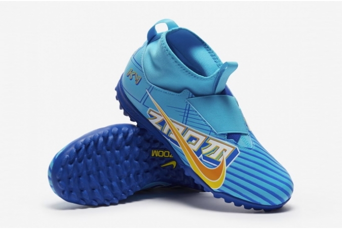 Детские сороконожки Nike Air Zoom Mercurial Superfly 9 Academy x Mbappe TF Junior DO9794-400