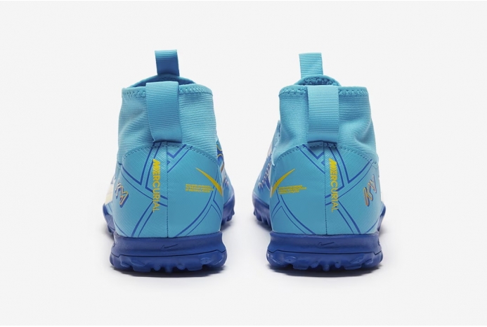 Детские сороконожки Nike Air Zoom Mercurial Superfly 9 Academy x Mbappe TF Junior DO9794-400