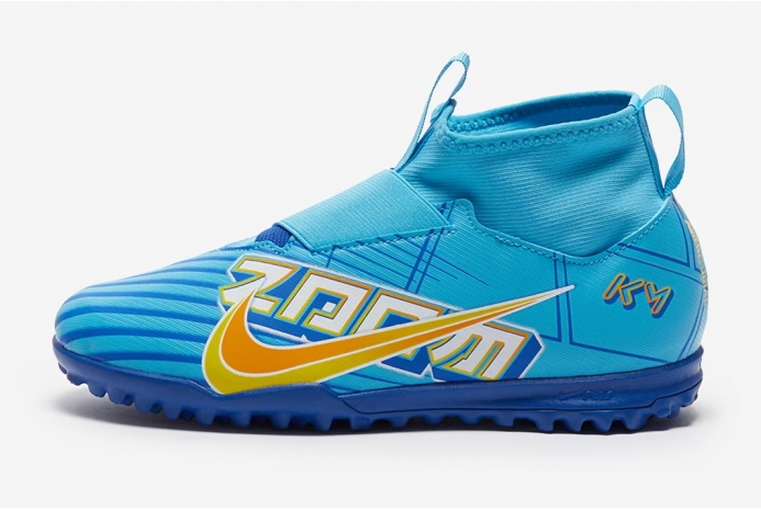 Детские сороконожки Nike Air Zoom Mercurial Superfly 9 Academy x Mbappe TF Junior DO9794-400