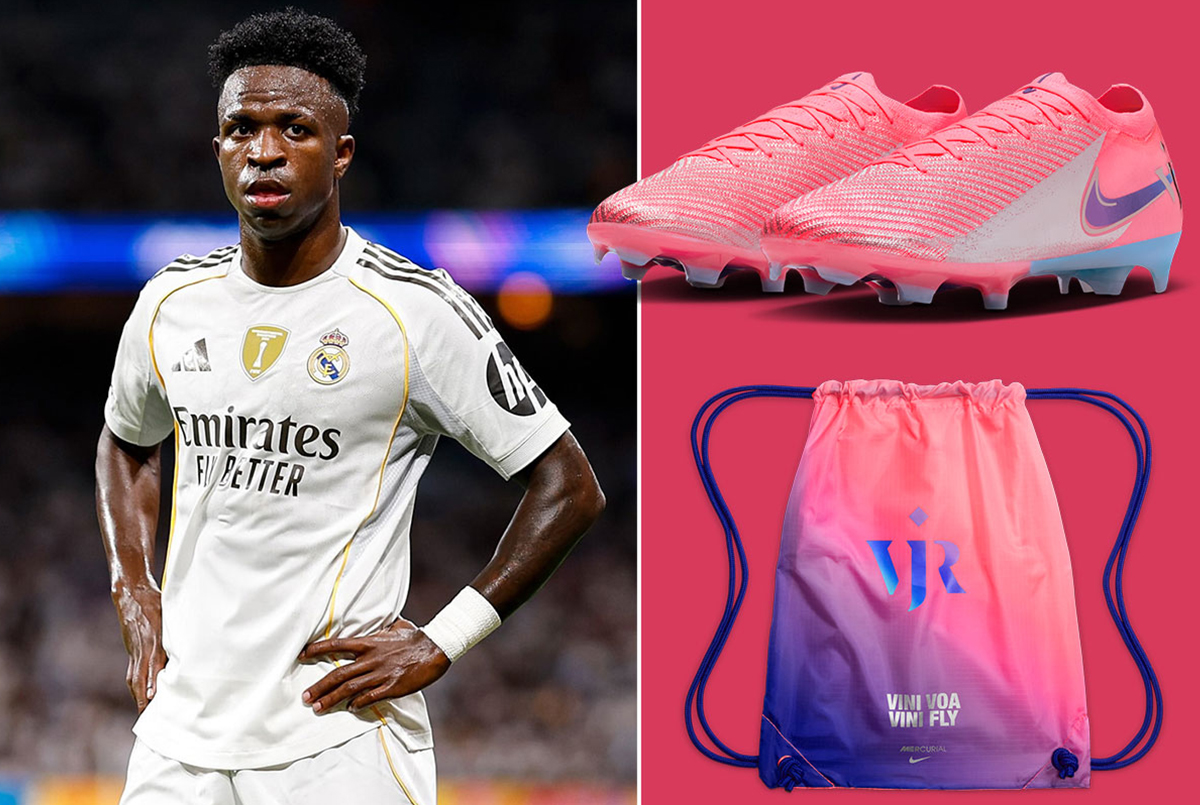 Футбольные бутсы Nike Air Zoom Mercurial Vapor 16 Elite x Vini JR FG IM3643-640