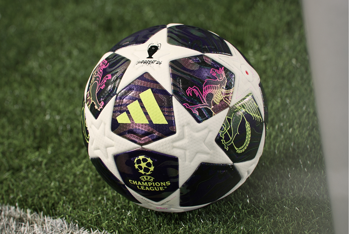 Футбольный мяч Adidas Finale 26 Budapest OMB JX9077